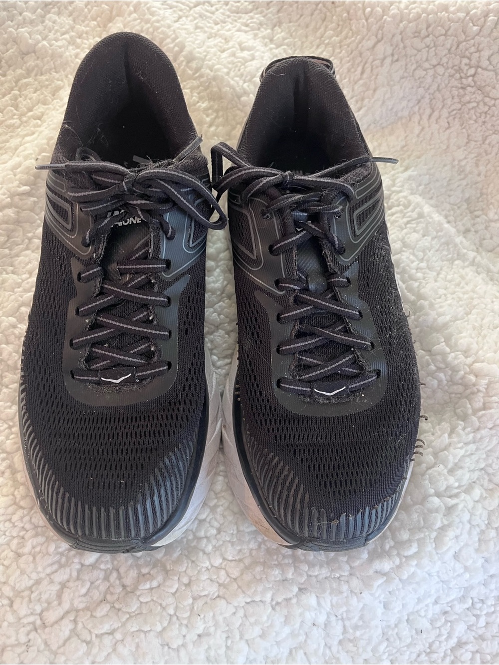 Men's/ Women's Black Athletic Running Shoes - Unbranded